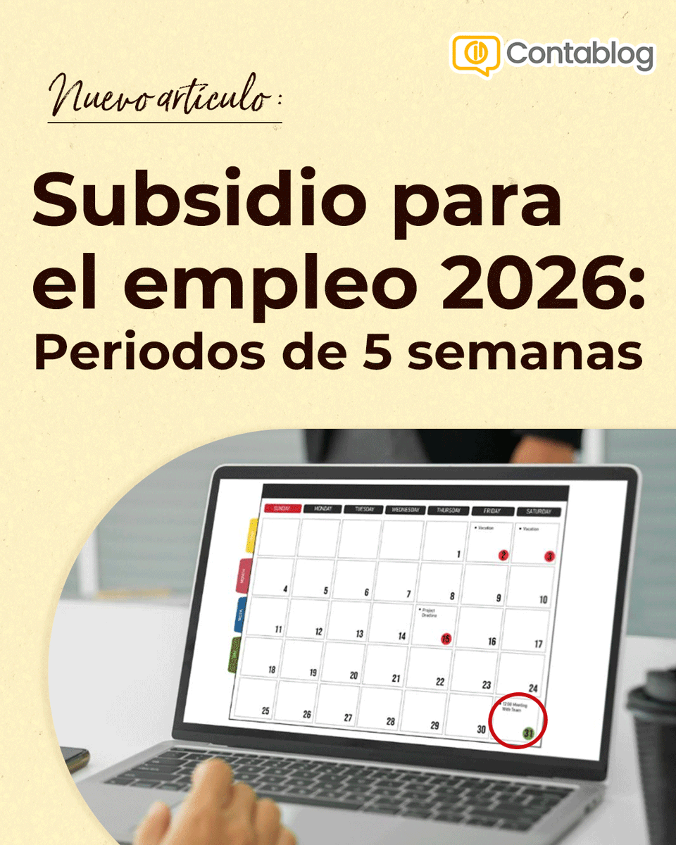 ContabilidadDig's tweet photo. Realizar la #nómina de cinco semanas pueden poner en jaque el #Subsidio para el Empleo: al calcular 35 días en un solo periodo, surgen discrepancias, incluyendo la eliminación del subsidio. 📊

Infórmate con el nuevo artículo del #Contablog 📒
https://t.co/7w5FtoIiC7 https://t.co/SPCiEPXJgt