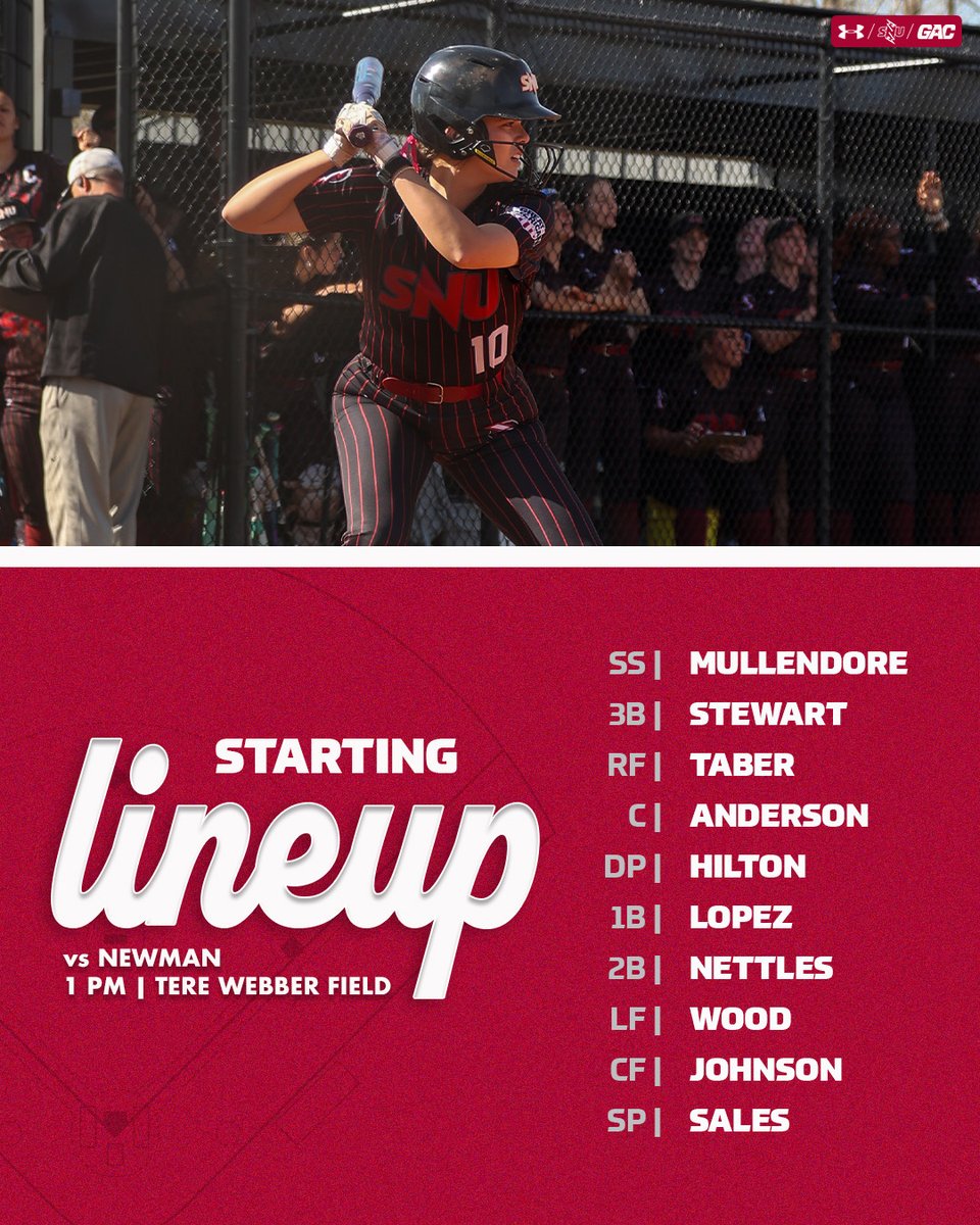 SNUSoftball's tweet photo. Game 1 Starters 👊

#BoltsUp⚡️ https://t.co/ThGJgLtgRQ