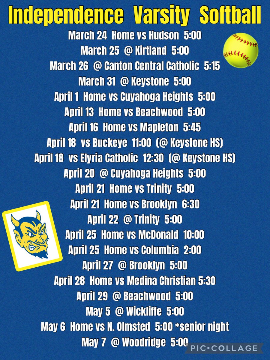 Independence Blue Devils Softball tweet media
