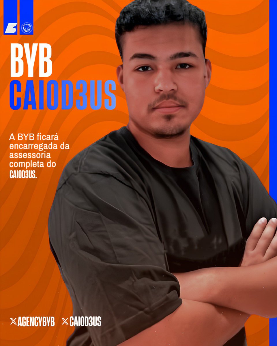 agencybyb's tweet photo. A BYB assumirá a representação integral do @CaioD3US, atuando na consolidação da imagem, no direcionamento estratégico e na evolução profissional dentro do cenário competitivo.
#BYBAgency #BYBAssessoria #WolfCompany https://t.co/PgEU5hlFWa