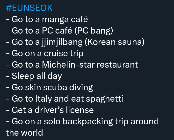 toujourswb's tweet photo. Briize, Let’s play a guessing game~
What do you think are the 3 bucket riist that they’re going to do?
Shotaro: HOT
Sohee: 물고기
Anton: TIME

Guess from the list below https://t.co/vWIhtUDyK4