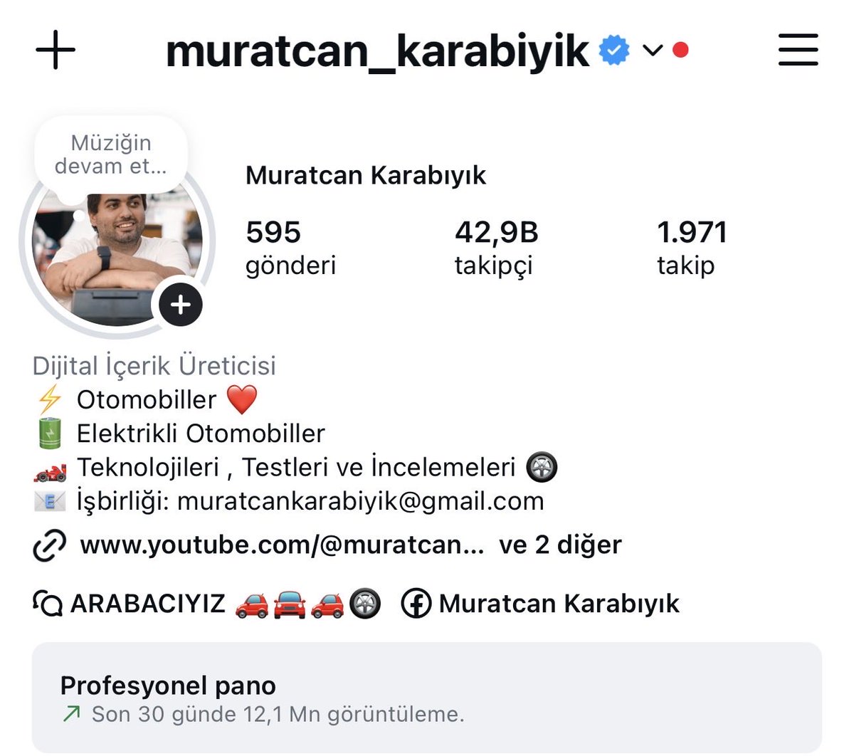 İnstagram Hesabıma Bekliyorum Otomobil ile ilgili tüm içeriklerime ulaşabilirsiniz 
instagram.com/muratcan_karab…