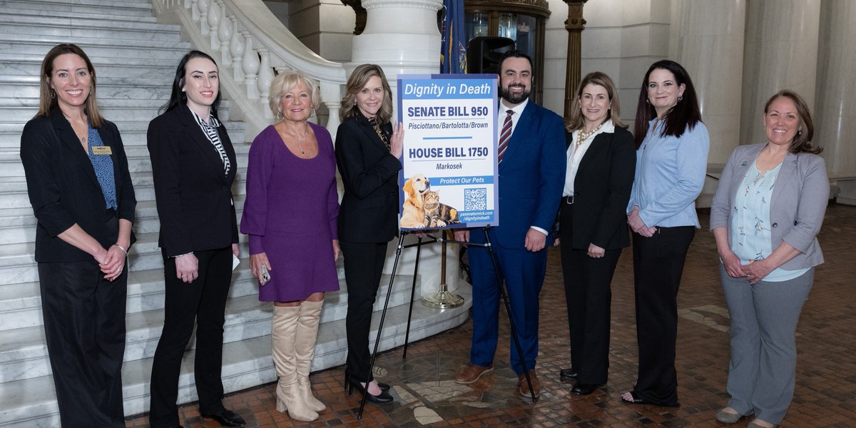 Anyone who’s loved a pet knows how hard goodbye is. They deserve dignity in death. Thanks to whistleblower Tiffany Mantzouridis, we’re taking action. Proud to co-sponsor SB950 with Sen. Pisciottano &amp; Sen. Brown to protect PA families.

📺 Watch: tinyurl.com/hk582r