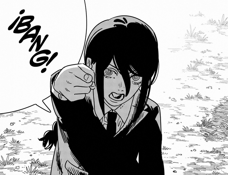 Hyperion_PS18's tweet photo. Cada quién puede tener la teoría que quiera y estar o no satisfecho con el final de #chainsawman #CSM232 pero para mí, que Denji se quedara con Power, la única mujer que no sexualizó incluso dadas las condiciones para hacerlo, es lo mejor... y ver de nuevo a Nayuta, 10/10 https://t.co/a7eyS3Sa8k