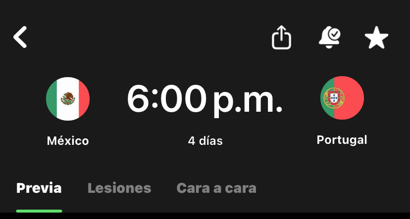¿Cuántos de ustedes compraron boletos para ir a ver el partido de México vs Portugal este sábado? 🇲🇽🇵🇹⚽️

Comenten 👇🔥