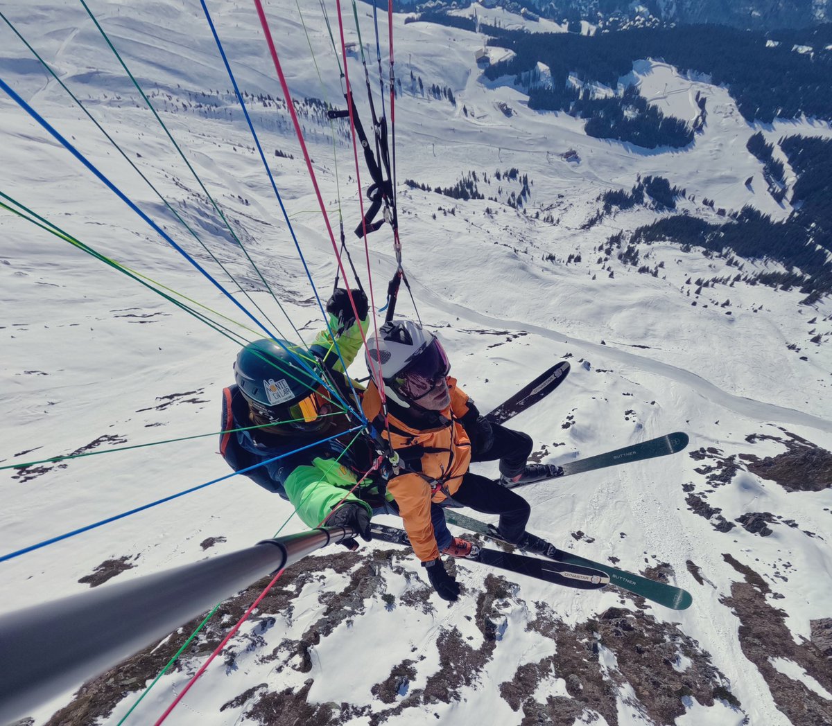 Airborne in Courchevelle