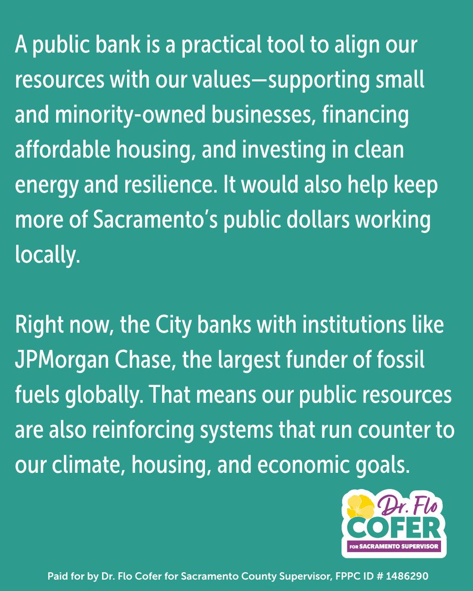 Flo4Sacramento's tweet image. Flo's comments regarding agenda item 17 for today's 2pm #SacramentoCity Council Meeting. 

#MoreIsPossible #FloForSac #SacramentoCounty #PublicBank