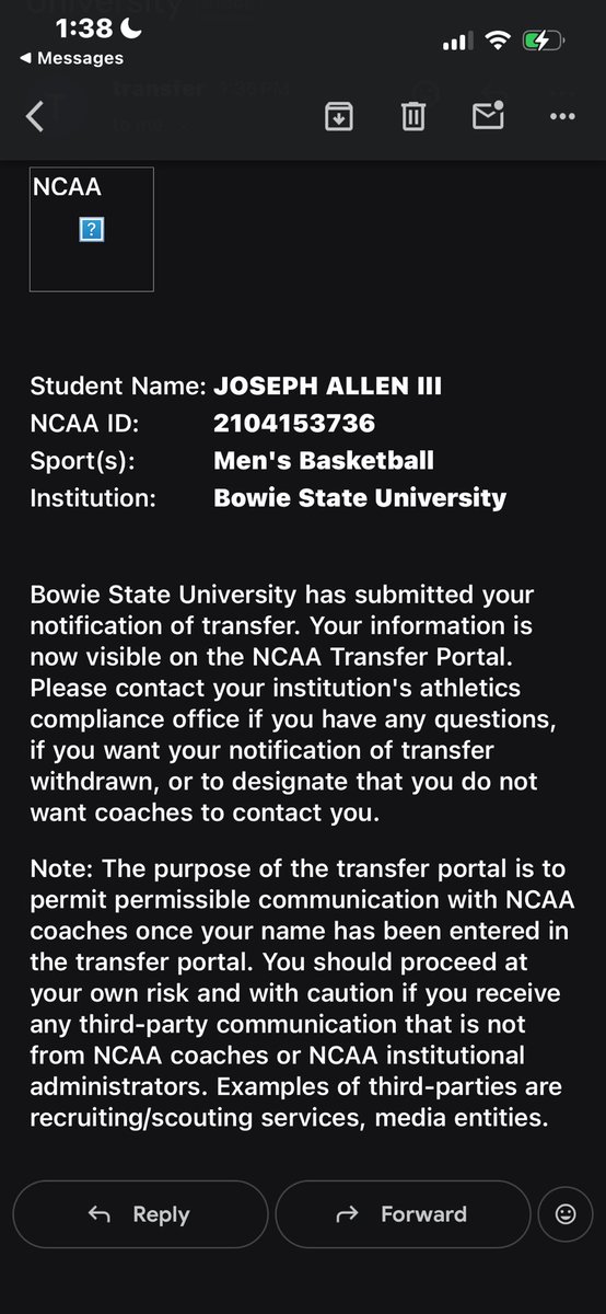 JosephAllenIII's tweet photo. My name is Joseph Allen III
6’5 200 Wing 
Averaged 12ppg, 6 rebs, 1 assist, 2 blks, 1 stl, 50% FG, 45% 3PT https://t.co/HMdkS8IrLI