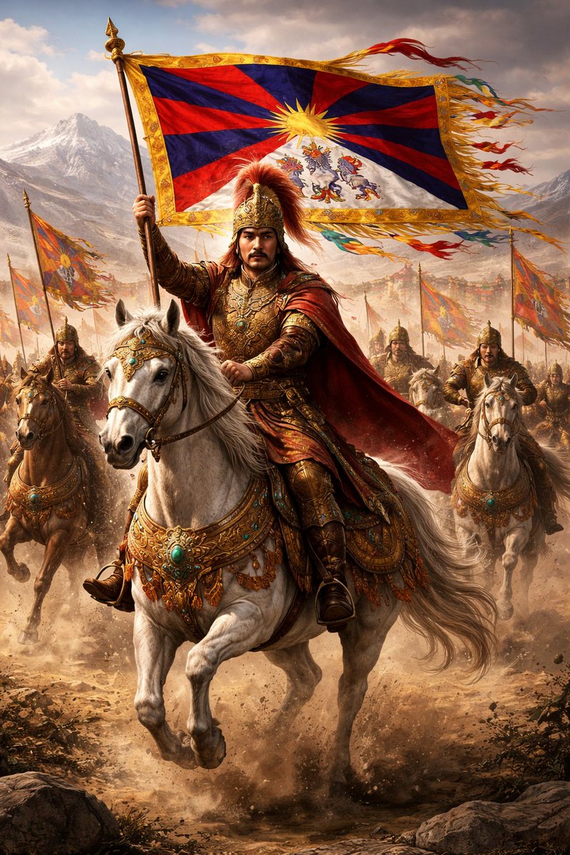 So funny many people think Tibet is part of China they all didn't know Tibet was an independent Nation and King Songtsen Gampo conquered the whole of China! 
In 1959 CCP Government forcefully occupied Tibet!
#FreeTibet