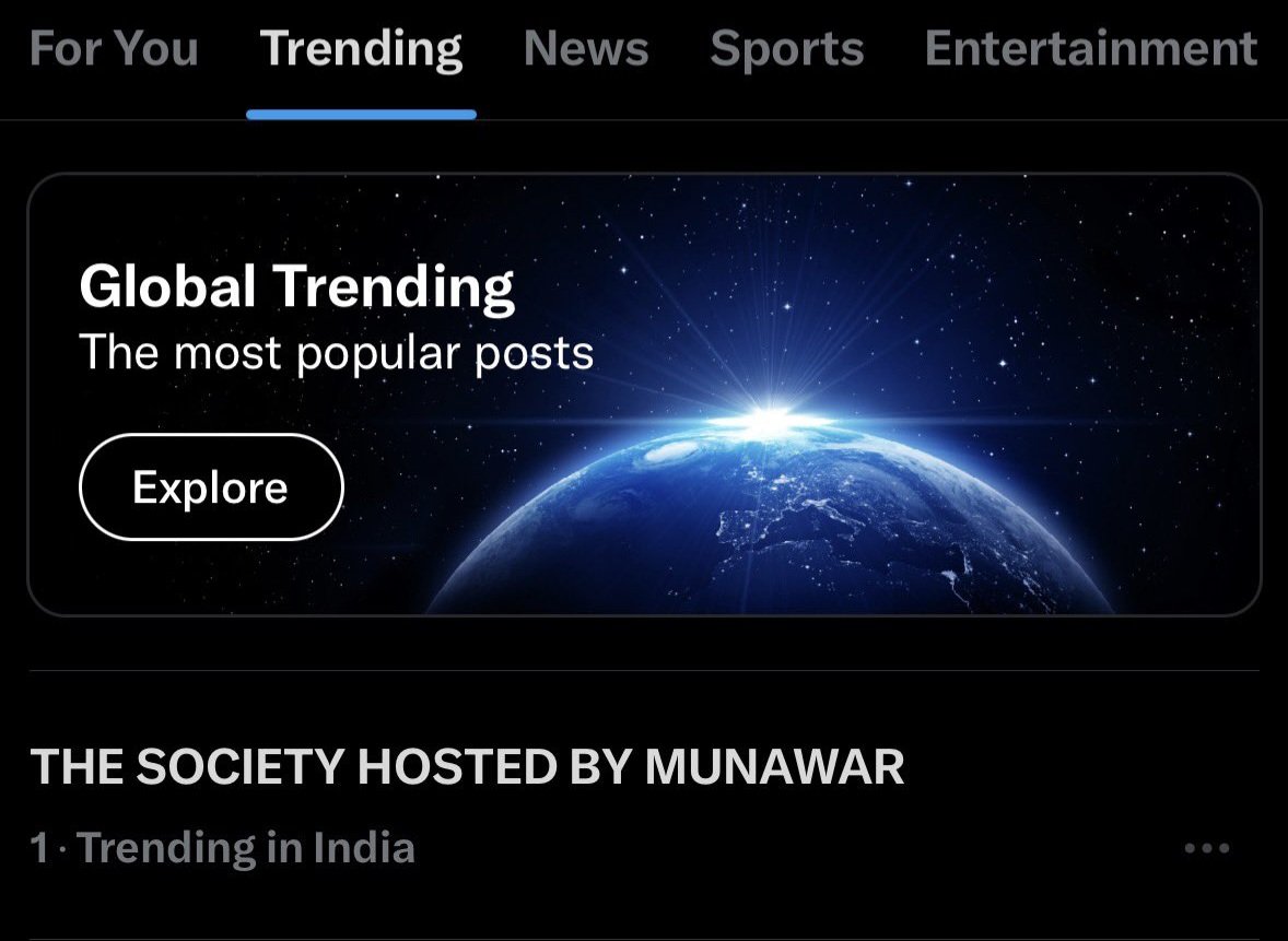 _safwan___5's tweet photo. Top of the charts because the vision was always clear. We don't just participate; we dominate. 

​THE SOCIETY HOSTED BY MUNAWAR

#MunawarFaruqui || #TheSocietyS2 https://t.co/VSOC0lerif
