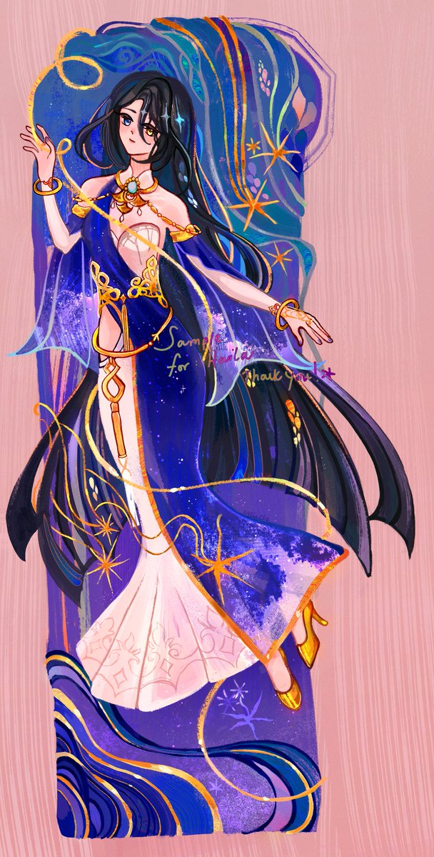 「[cm] gold threads」|coquitoのイラスト