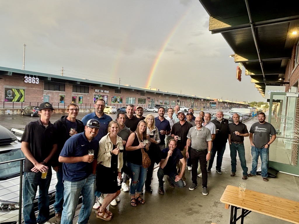 Water_Geeks's tweet photo. DBC Brew Crew #throwback! 🍻

It’s always a great time connecting with so many amazing people across the irrigation community.

#hydropoint #smartirrigation https://t.co/lfECfQtYGf