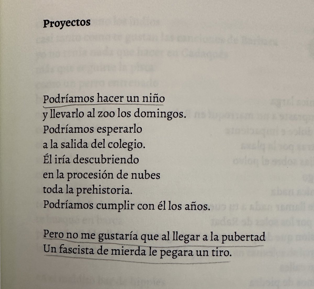 la mas grande del mundo, Cristina Peri Rossi