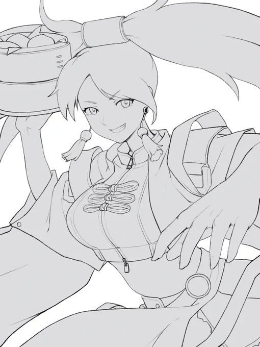 紗夢ちゃん描いてる 