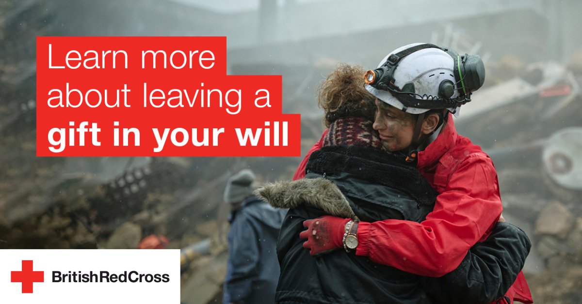 FreeWillsMonth's tweet photo. @BritishRedCross are part of the world’s largest humanitarian network. When disaster strikes anywhere in the world, their dedicated volunteers are already there on the ground, ready to provide life-saving practical &amp; emotional support to those in need.  https://t.co/vRJv6e3oVT https://t.co/hGMhwWLcJN