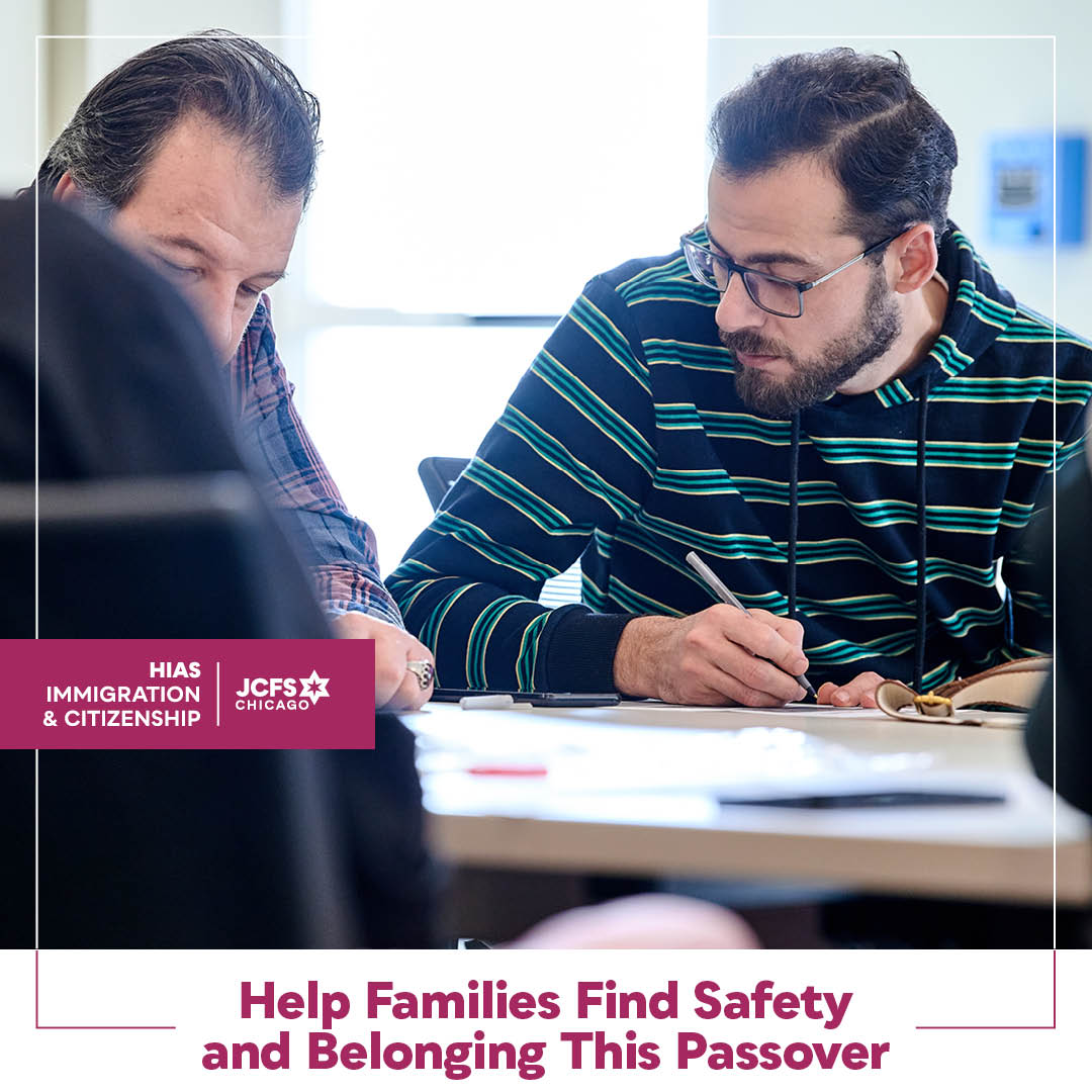 JCFSChicago's tweet photo. With your gift, refugee families can receive the legal help and support they need to begin again. Donate here. https://t.co/vHWlQQlfkc https://t.co/yWENWkgda7