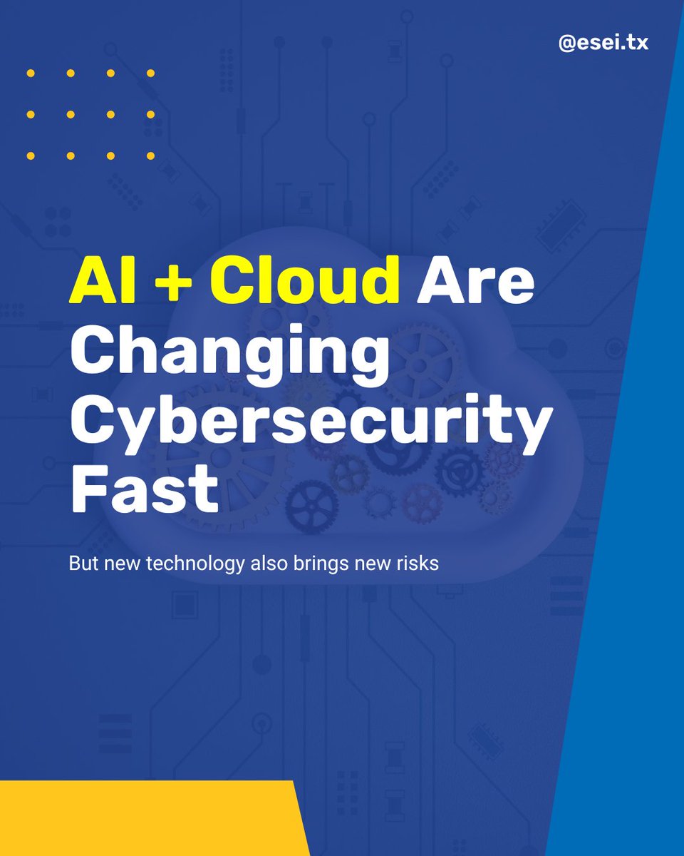 eseisolutions's tweet photo. As AI and cloud expand, cybersecurity becomes more complex. Evolving threats and limited visibility increase risk. ESEI helps organizations strengthen security and maintain control in growing environments.

📞 915 587 7902
✉️ 𝘀𝗶𝗺𝗽𝗹𝗶𝗳𝘆@𝗲𝘀𝗲𝗶.𝗰𝗼𝗺

#CloudAI #CyberAware https://t.co/Pt9KMNtMnb