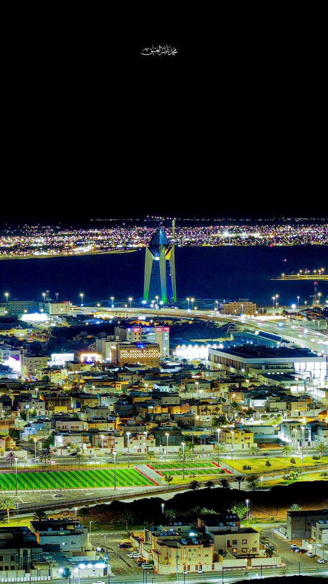 مدينة حائل ليلا باضوائها الجميلة 
♥️