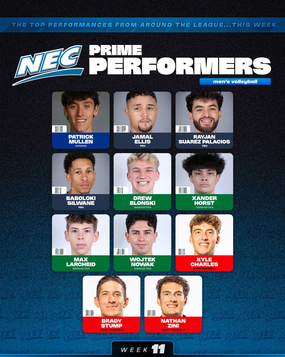 NEC Men's Volleyball tweet media