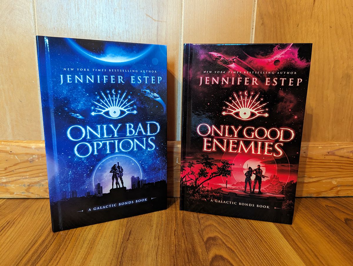 Jennifer_Estep's tweet image. #FYI -- Hardcover versions of my books:
📕 ONLY BAD OPTIONS: amzn.to/47LKj6C
📕 ONLY GOOD ENEMIES: amzn.to/3qPsSS9
📕 A SENSE OF DANGER: amzn.to/45MU4Qj
📕 SUGAR PLUM SPIES: amzn.to/3EC51sx
📕 LAST STRAND: amzn.to/3Phm2gz
#fantasybooks