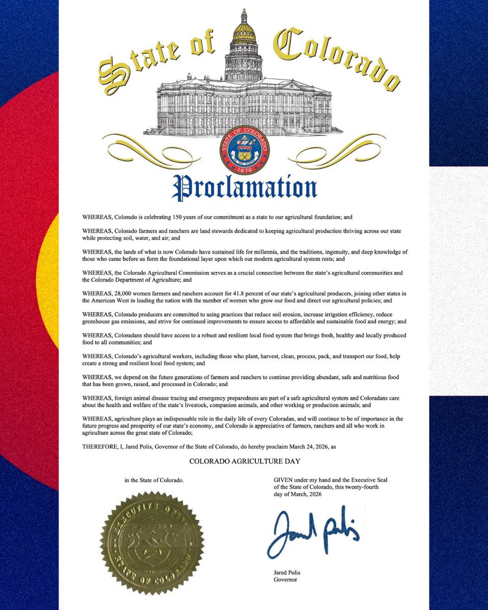 Governor Jared Polis tweet media