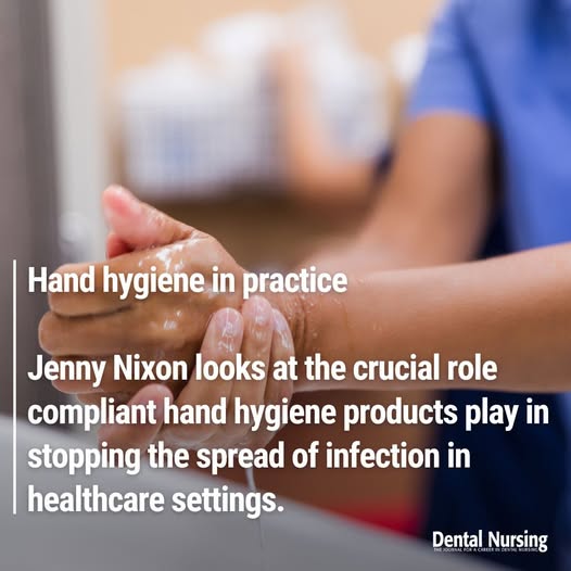 DentalNJournal's tweet image. Hand hygiene in practice💧

Jenny Nixon looks at the crucial role compliant hand #hygiene products play in stopping the spread of #infection in #healthcare settings.

Use your subscription to read the article here:
➡️  ow.ly/qzZG50Yyf1L

#contamination #safety #virus