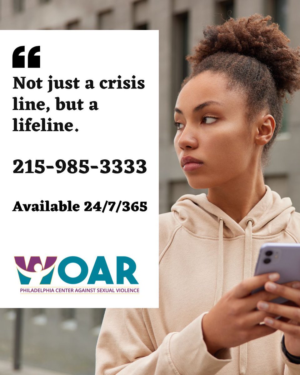 WOAR - Philadelphia Center Against Sexual Violence tweet media