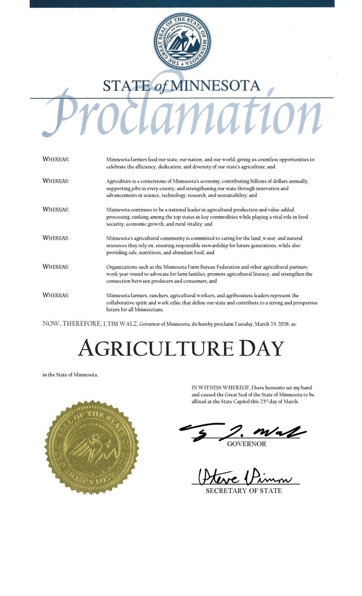 Minnesota Department of Agriculture tweet media