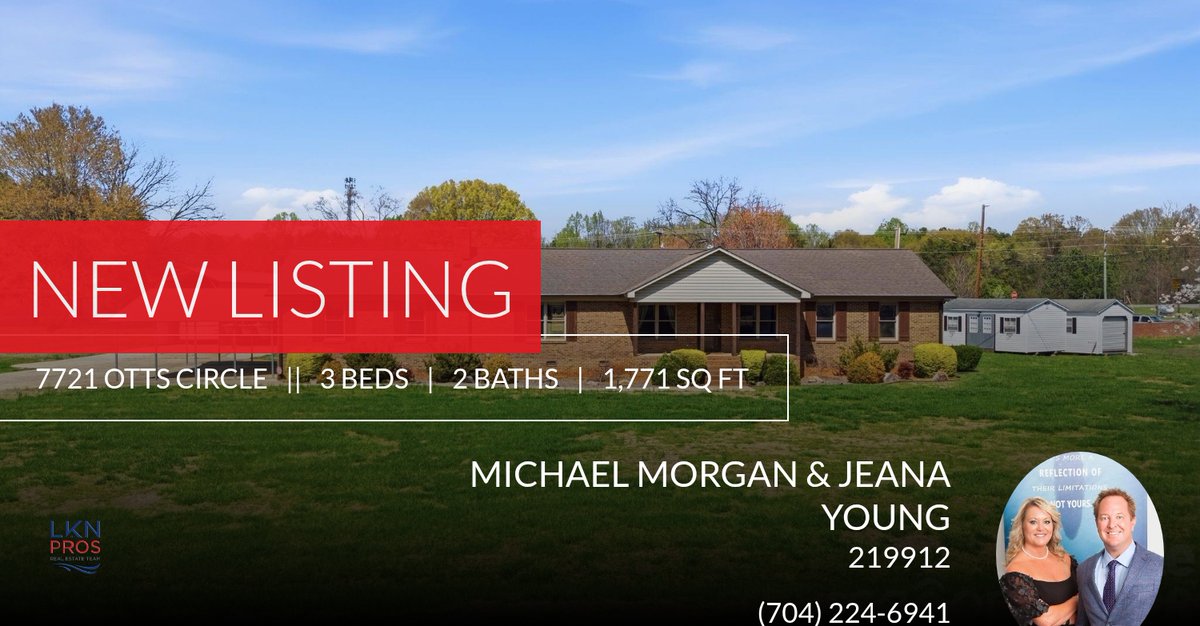 lknpros's tweet photo. 📍 New Listing 📍 Take a look at this fantastic new property that just hit the market located at 7721 Otts Circle in Stanley. Reach out here or at (704) 224-6941 for more information

Michael and Jeana
LKN Pros Real Estate Team https://t.co/SK4z2FiefZ https://t.co/dwMonWwK9h