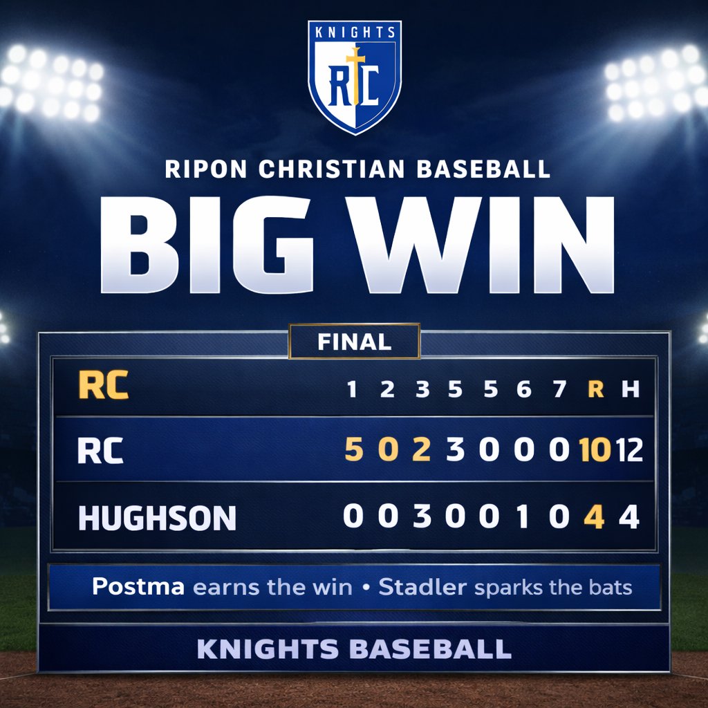 Ripon Christian Baseball tweet media