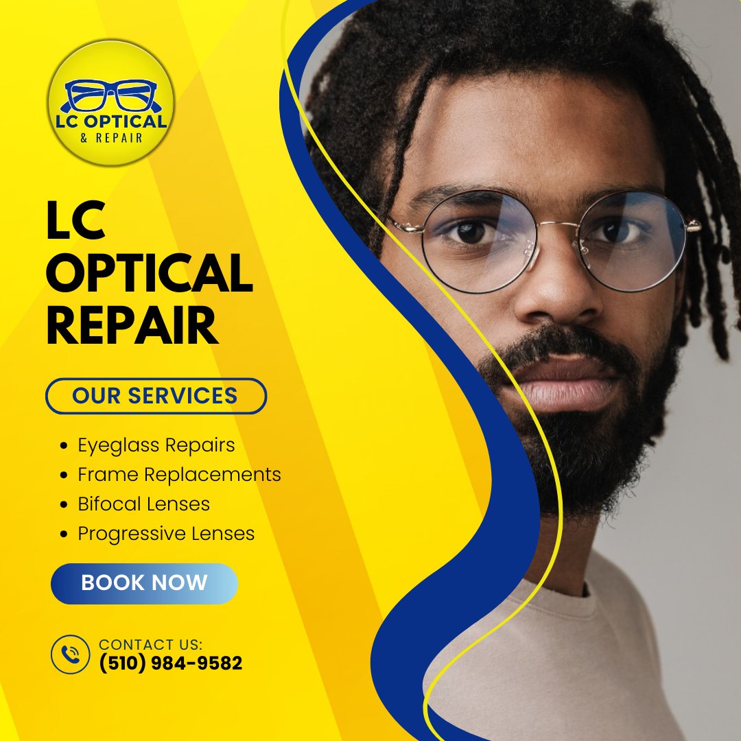 LCopticalrepair's tweet photo. Struggling to switch between reading and distance glasses? We offer progressive lenses that provide smooth vision across all ranges. Message us to customize your lenses for everyday clarity. #ProgressiveLenses
https://t.co/gsfPPLbzgT https://t.co/VrLRJNMI8Y