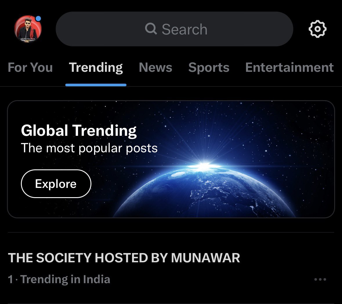 aqqu3_'s tweet photo. TRENDING NO.1 🔥

THE SOCIETY HOSTED BY MUNAWAR

#MunawarFaruqui  #TheSocietyS2 https://t.co/bjxrqQgrBW