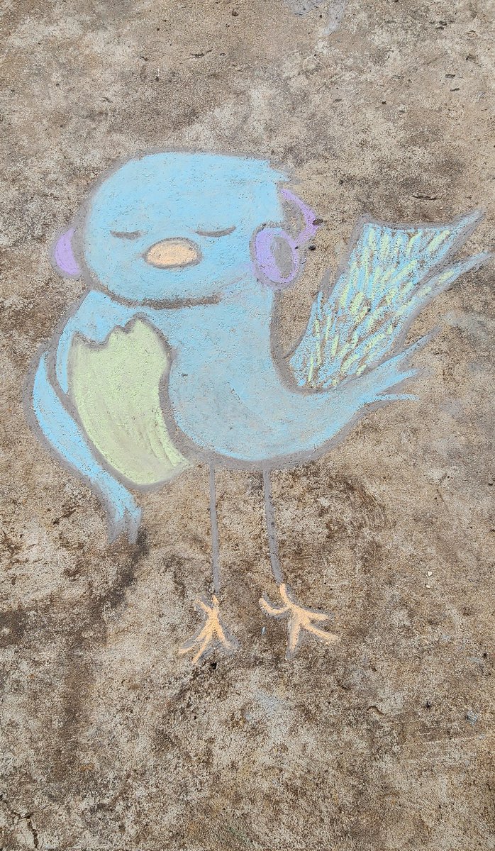 Madam_Crass's tweet image. #chalkart