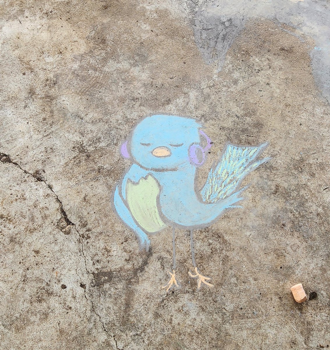 Madam_Crass's tweet image. #chalkart