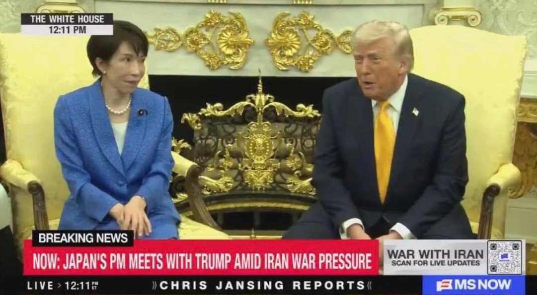 JoshRincon11's tweet photo. Reporter: "Why didn't you tell US allies.. about the war before attacking Iran?"
Trump: "We wanted it to be a surprise. Who knows better about surprise than Japan? Why didn't you tell me about Pearl Harbor?"
Was that a crazy thing to say or was it funny? https://t.co/hDowZjIoKZ