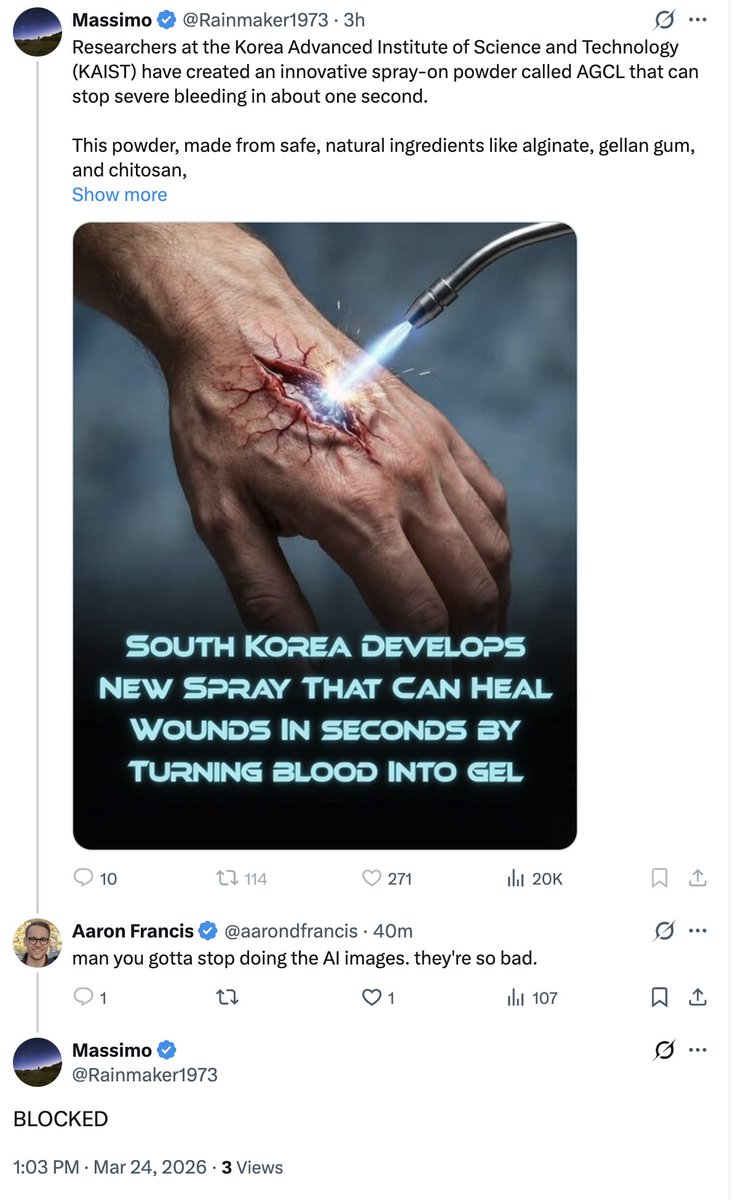 Aaron Francis tweet media