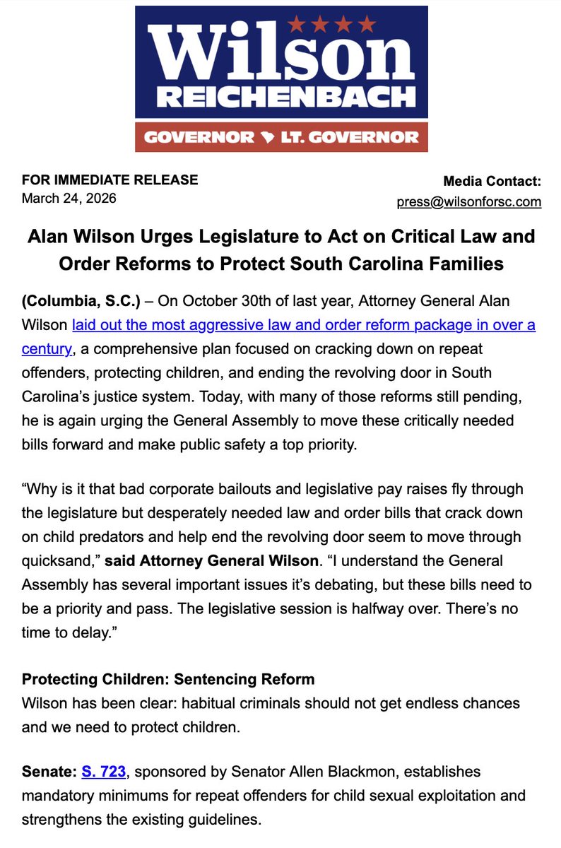 Alan Wilson tweet media