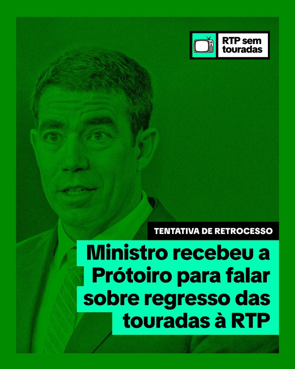 Basta de touradas tweet media