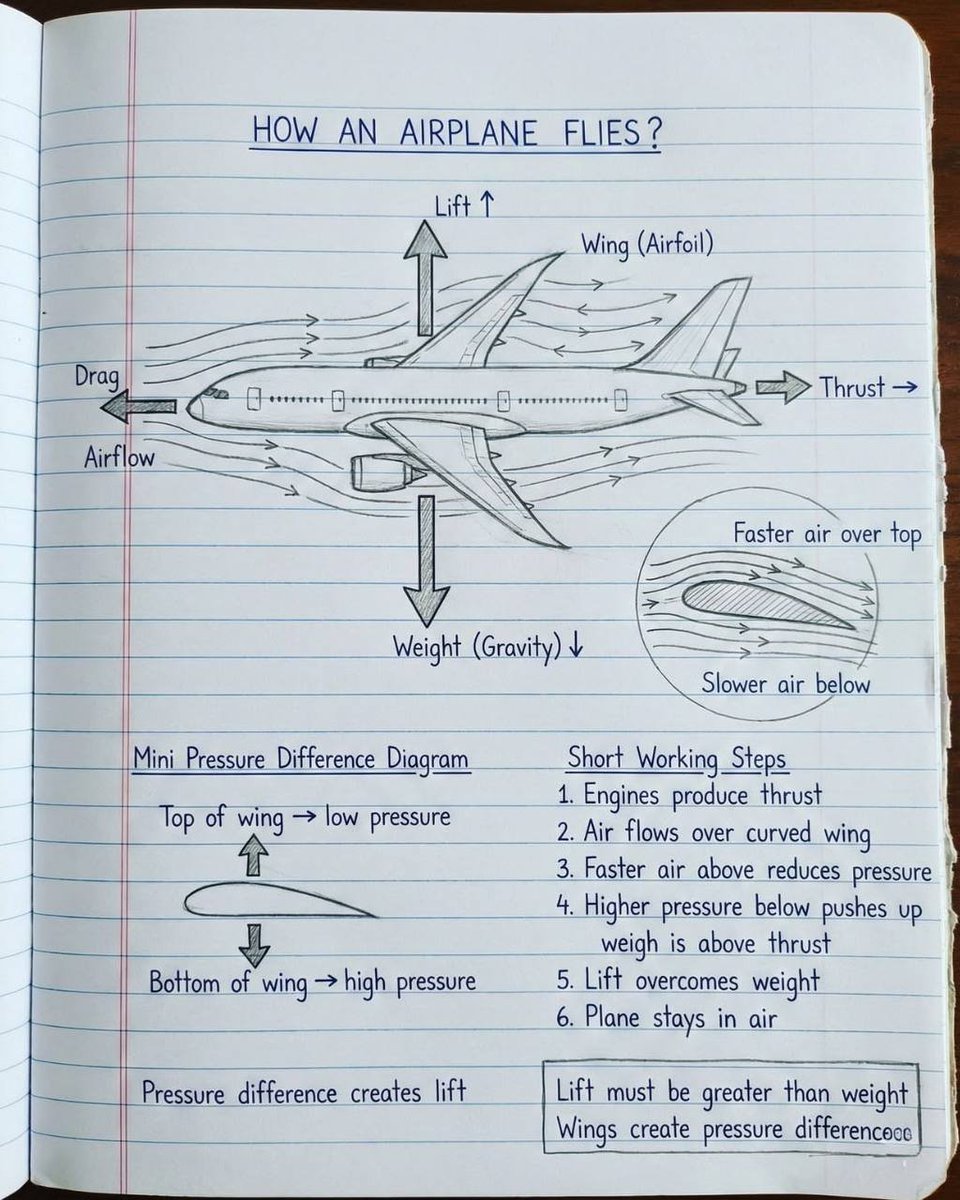 How an airplane flies?
#Physics #EngineeringExcellence