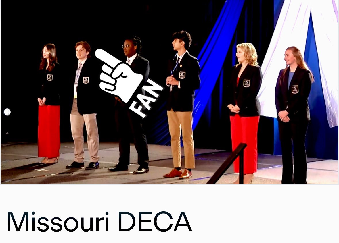 NPGrizBusiness's tweet photo. Nathan Harwood was voted into DECA Office as Vice President of Membership for Missouri State DECA. Congratulations π #wearenorthpoint π§‘π#wearewentzville #modeca https://t.co/mwX6hqPgsK