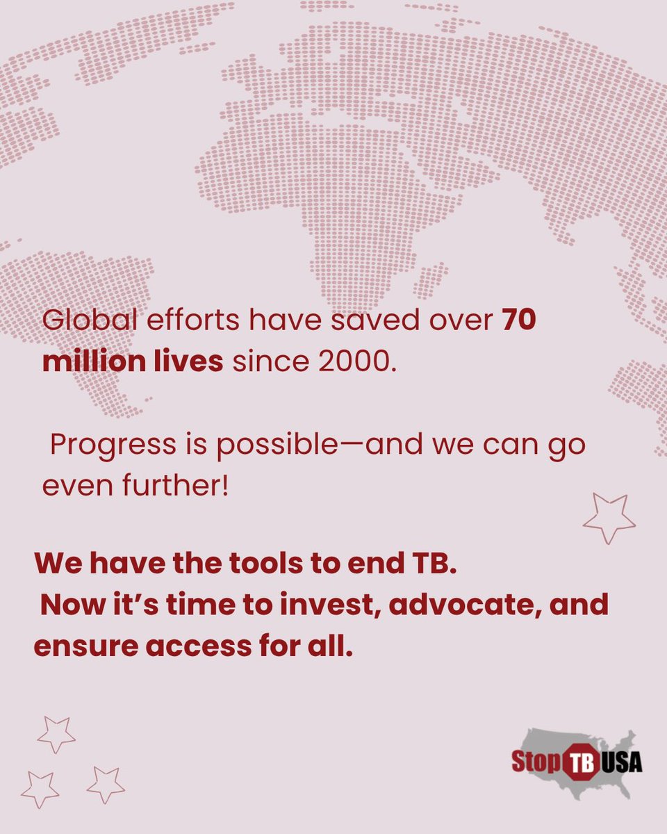 StopTBUSA's tweet photo. It's World TB Day, and long past time we #EndTB https://t.co/pZjdEi6fVk