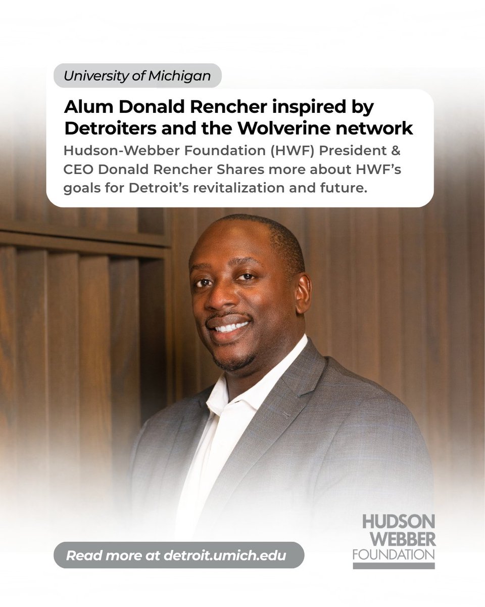 Hudson-Webber Foundation tweet media