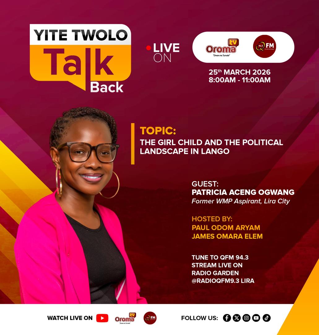 Patricia_Aceng's tweet photo. Join me tomorrow on 
@943qfmlira as we discuss inclusiveness and pertinent issues that concern women, girl child and politics in Lango from 8:30AM https://t.co/tiskCJQaGh