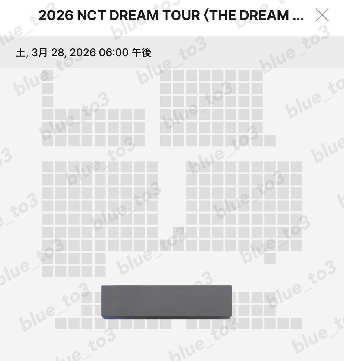 blue_to3's tweet photo. 2026 NCT DREAM TOUR THE DREAM SHOW 4 : FUTURE THE DREAM FINALE ドリム ドリショ アンコン 

【譲】3/28 2階 29区域 後方 seating
【求】定価〜 金額ご提示ください（即決3.0）

日本人🚺名義　現地取引◎
会場でチケット受取後お渡しします🎫
お気軽にDMまでお願いいたします💌 https://t.co/NaywErFr3C