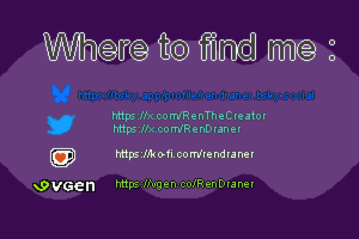 RenTheCreator's tweet photo. With the links : https://t.co/6NcSB5Se3n https://t.co/ZMi8jMK7zq https://t.co/IcweUJcH5S