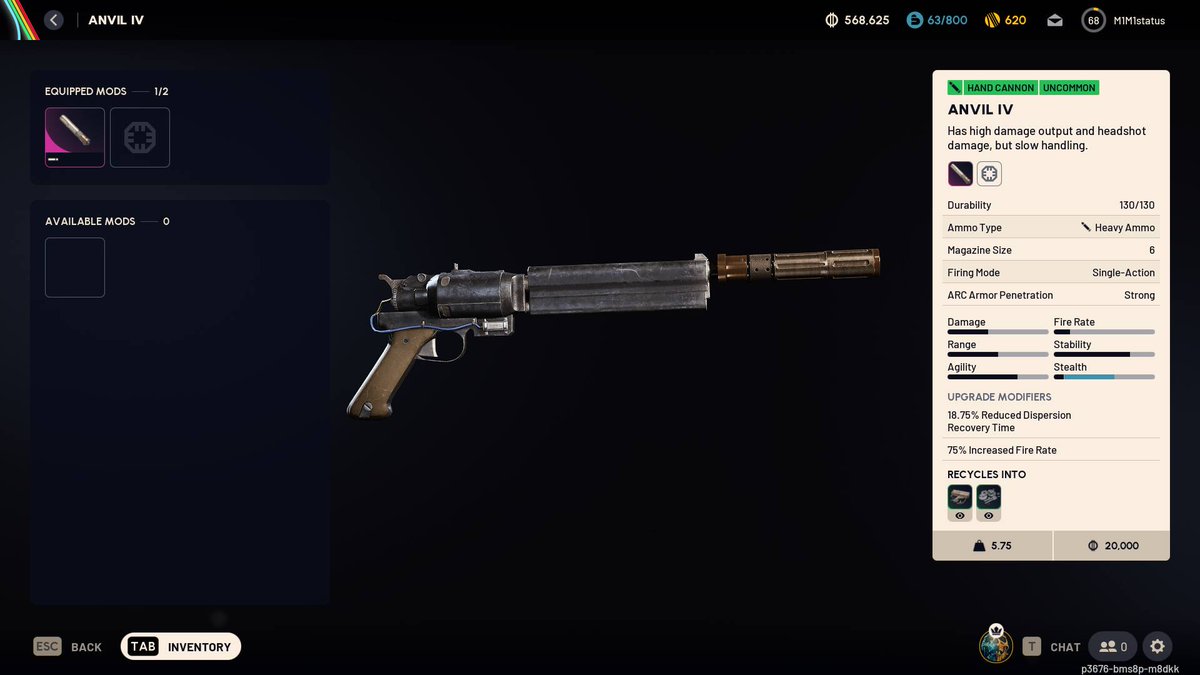 lostofSperanza's tweet photo. So i finally found the blueprint for the extended barrel , and wow ! I think it looks pretty bad azz ! So one is the extended barrel, the other is a silencer 3.... WHICH ONE WOULD YOU USE?? ...... @ARCRaidersGame @h1ghstatus @M1M1status #arcraiders https://t.co/6yocEtJPEE