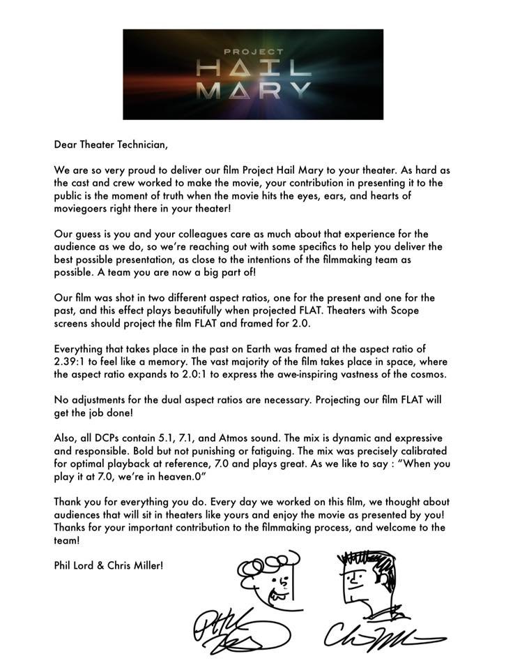 Project Hail Mary Updates tweet media