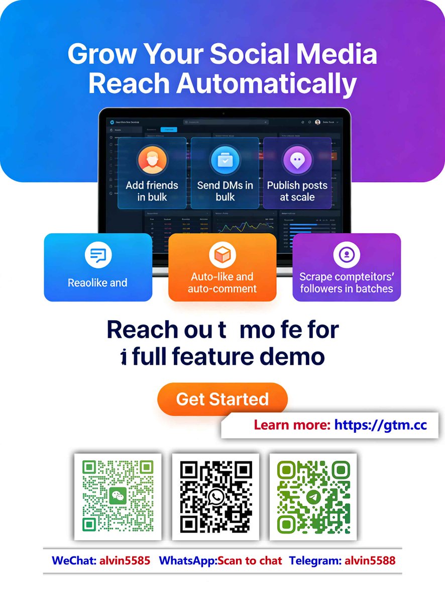 MSaikan17340's tweet photo. Scale Social Media Traffic -> TG:@alvin5588
Build credibility before pitching.
#B2CMarketing #MultiPlatformMarketing #SocialMediaMarketing #TikTokLeadGeneration #AllInOneMarketing #SocialMediaGrowthTool https://t.co/Mi8dlby8AI