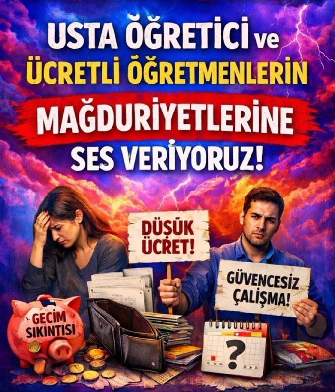 54Sehersevinc's tweet photo. Bizler bir gün değil
yıllardır eğitim sisteminin yükünü taşıyoruz.
Artık geçici değil
kalıcı çözüm istiyoruz.
#UstaVeÜcretliÖğretmen
EK DERSLİYE KADRO https://t.co/TQ7Z64Vb00