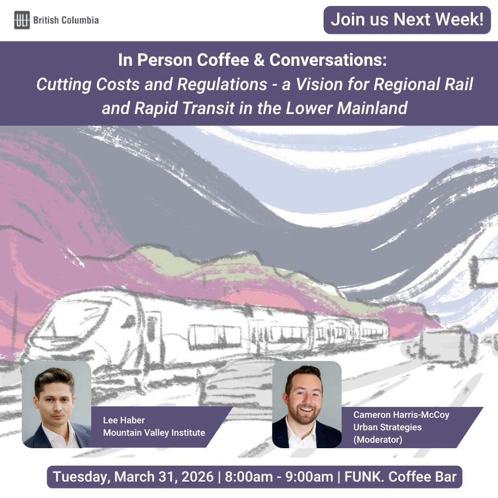 ULIBC's tweet photo. ❗Limited spots available❗

Join us for a morning chat with Lee Haber who will be chatting with YLG Committee Member, Cameron Harris-McCoy.

🔗 Register here: https://t.co/8jQ4cYYaDP

#ULIBC #YLG #CoffeeAnd Conversations #RegionalRail #RapidTransit #BC ☕&amp;🗣️ https://t.co/LXhTR69lBa